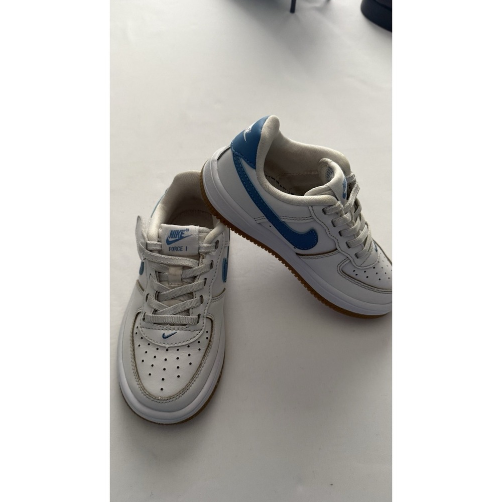 Kids Nike Force 1 Easy On Sneakers Sz 10 C GUC No Insoles No Box #FN 0237-115